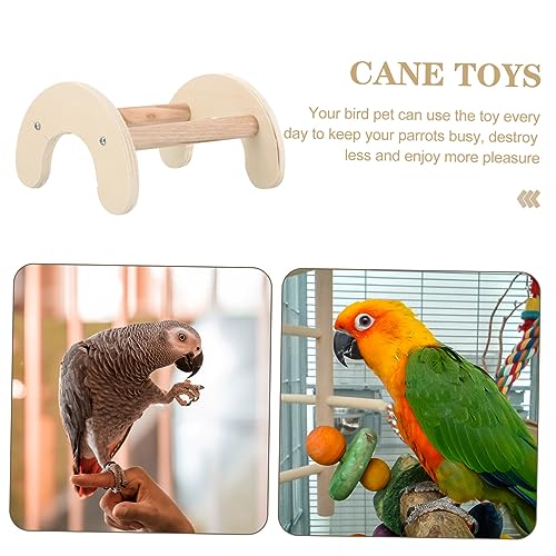 Beaupretty Wooden Chicken Perch Stand for Birds and Roosting Bar for Chickens and Parrots Easy to Install Promotes Fun and Exercise for and Cages