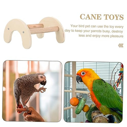 Beaupretty Wooden Chicken Perch Stand for Birds and Roosting Bar for Chickens and Parrots Easy to Install Promotes Fun and Exercise for and Cages