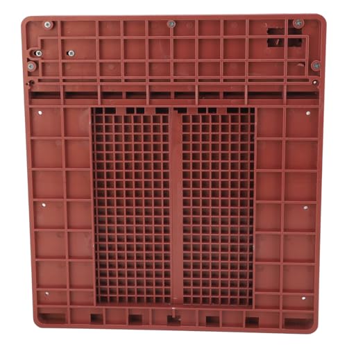 Pilipane Automatic Chicken Coop Door Opener Solar Powered Timer Anti Pinch IP45 Poultry Coop Door for Chickens Ducks Geese Plastic 403x365x85mm (Antique Brass) - color: Antique Brass
