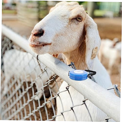 COHEALI Goat Measuring Tape Animal Weight Measuring Tape Acrylic Durable Pig Cattle Body Waist Measurement Tool Portable 2.95 Inch Blue