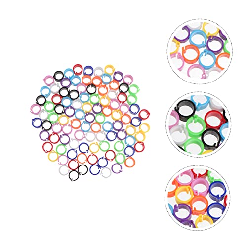 300pcs Dove Foot Ring Chicken Leg Bands Resistant to Cold Heat Leg Bands for Birds