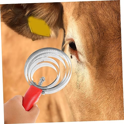 UPKOCH Cattle Hair Brush Horse Brush Curry Comb Pet Hair Removal Broom Livestock Grooming Kit