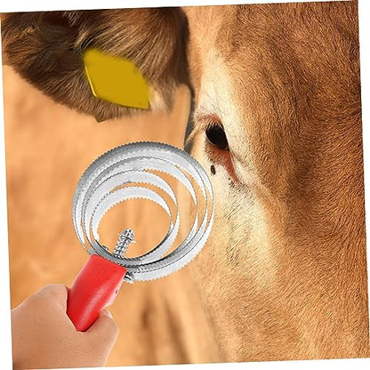 UPKOCH Cattle Hair Brush Horse Brush Curry Comb Pet Hair Removal Broom Livestock Grooming Kit
