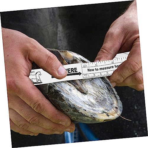 YARNOW 2.5m Horse Measuring Tape Flexible Soft Tape for Accurate Weight and Height Measurements of Livestock and Other Farm Animals