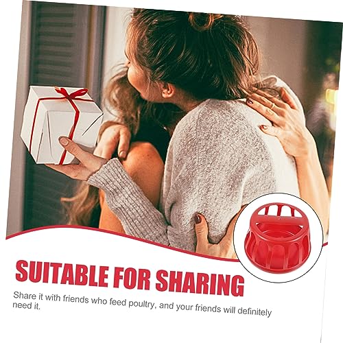 6kg Chicken Feeder Dispenser Durable Plastic Poultry Food Container for Chickens Quails and Other Livestock Easy to Install and Clean Capacity Lightweight Design