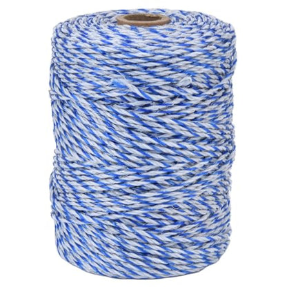 Electric Fence Polywire, Steel Wire 36 Strands Synthesized 3mm 200 Meters Electric Fence Wire, Reused Recycle Lightweight Animal Barrier Fence, for Livestock Breeding