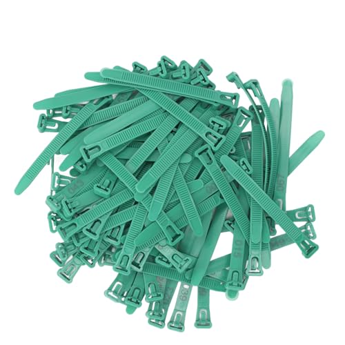 Tissting 1-100 Numbered Poultry Leg Bands, Reusable Chicken ID Rings for Ducks Chicks Geese Pigeons Easy Identification Tracking Management (Green) - color: Green