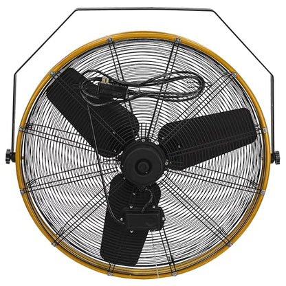CAT fans - 30 Inch Outdoor IPX4 Weatherproof High Velocity Wall Mounted Shroud Fan. 8900 CFM, 3 Speed - For Industrial, Commercial, & Residential Use. cETL Certified (HVOD-30S-NG)