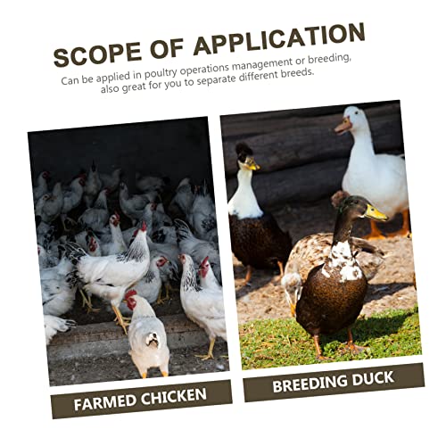 ibasenice Adjustable Chicken Leg Bands Numbers 1-100 Poultry Identification Rings Plastic Bird Foot Marking Tools for Pigeons and Chickens