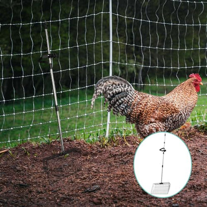 KESYOO Chicken Coop Cleaning Shovel 38cm Long Handle Heavy Duty Metal Chicken Waste Collection Tool Poultry Supplies Farm Use