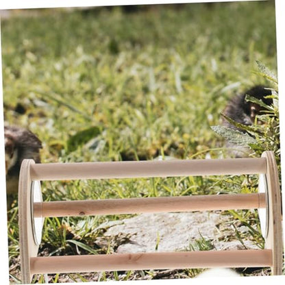 POPETPOP Roosting Bar for Hens and Chicks Wooden Coop Stand for Indoor Outdoor Use Promotes Healthy Growth and Activity for Enhanced Wellbeing