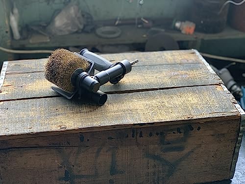 Aidelife Brass Brush Wheel for Mini Renovator Accessories, Cordless Drill/Impact Driver Wire Wheel - style: for Impact Driver