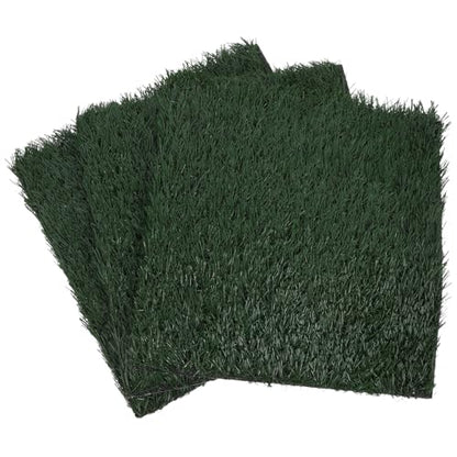 Happyyami 3pcs Washable Chicken Nesting Pads Artificial Grass Nest Box Liners for Coop Bedding Reusable Easy to Clean Comfortable for Hens to Lay Eggs