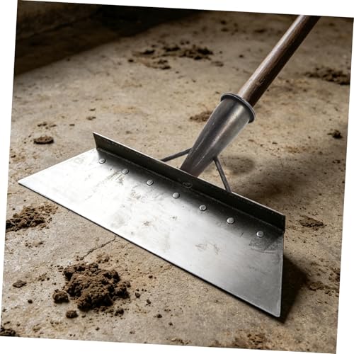 YARNOW Heavy Duty Manganese Steel Barn Shovel and Pasture Manure Scoop 38cm for Livestock Facility Cleaning and Farm Dung Removal