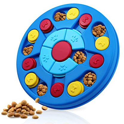 Joansan Dog Puzzle Toys Interactive Puzzle Game Dog Toy for Smart Dogs IQ Stimulation Treat Puzzle Toy for Dogs Treat Training,Puzzle Slow Feeder to Aid Pets Digestion (Advanced Level 2-3)