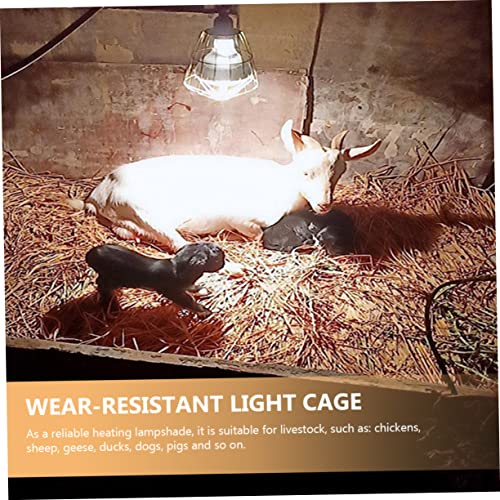 UKCOCO 3Pcs Waterproof Heating Bulb Covers for Livestock Heat-Resistant Light Bulb Cages Scald Design for Chickens and Pigs