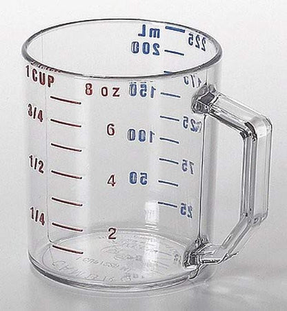 Cambro Measure Cup 1 Cup Clear (25MCCW135) - size: 1 cup
