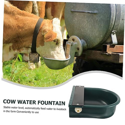Automatic Cow Water Bowl Float Valve Livestock Waterer for Cattle and Horses Sturdy Automatic Water Feeder Level Control 1-Piece Design