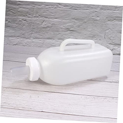 BESTonZON Complete 3-Piece Set Calf Nursing Bottle 2l Capacity Lid and Silicone Teat for Sheep