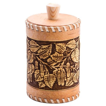 STP GOODS Birch Bark Container, Storage container, Kitchen Container Money to the House Birch Bark (Twigs) - color: Twigs