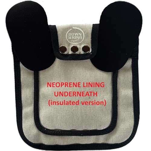 DOWN UNDER OUTDOORS 2 Pack Small Chicken Saddles for Bantams and Young Birds, Includes Shoulder Covers (Insulated Small Light Grey) - color: Insulated Light Grey