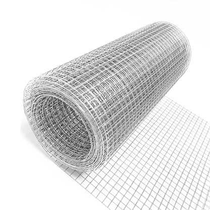 Hardware Cloth 1/4 inch 16inx10ft Galvanized After Welding 23 Gauge,Wire Cloth Wire Mesh Roll Chicken Wire Fence Mesh Roll for Chicken Pen/Coop Fences, Garden Fences,Screen Mesh,Poultry Netting Cage