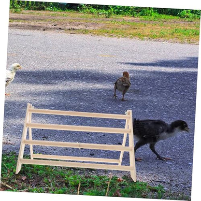 Yardwe Chicken Perch Stand for Poultry Roosting Bar and Climbing Ramp Toy for Chicks and Chickens Easy to Clean Coop Accessory