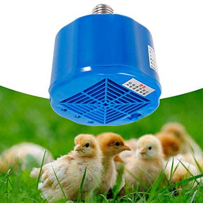 Poultry Heating Lamp Thermostat, Safe Cultivation Heat Lamp Tool Inside Coop Livestock Heat Lamp for Chicken Pig Keep Warm Tools100‑300W