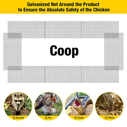 Aivituvin Chicken Wire Mesh Poultry Fence Chicken Coop Bottom Barrier to Keep Your Flock Safe from Predators - color: Chicken Coop Bottom Barrier