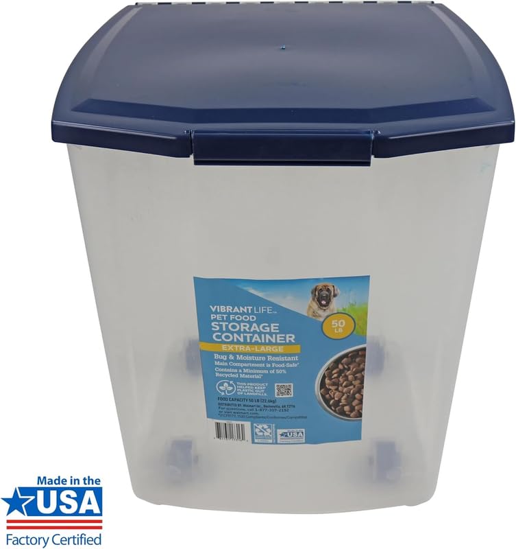 Extra-Large, 50 lb, Storage Container with Locking Lid