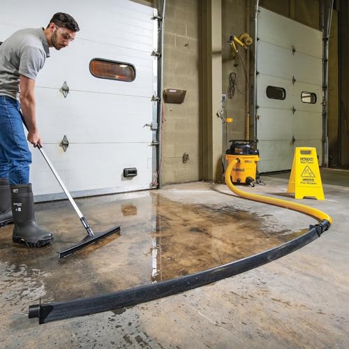 PIG Water Vacuum Barrier for Basement Flooding and Pressure Washing Indoor Spaces | Used with Wet/Dry Vacuum | Portable Water Removal | 4" W x 6’ L x 2.25" H | PM50805