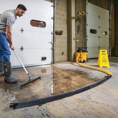 PIG Water Vacuum Barrier for Basement Flooding and Pressure Washing Indoor Spaces | Used with Wet/Dry Vacuum | Portable Water Removal | 4" W x 6’ L x 2.25" H | PM50805