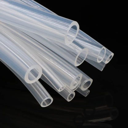 Silicone Tubing 3/8” ID, Food Grade 3/8" ID x 1/2" OD 16 Feet Length Pure Silicone Hose Tube for Home Brewing, Beer Line, Kegerator, Wine Making - size: 3/8" ID x 1/2" OD, style: 16 Feet