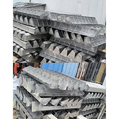3.3′ 4.9′ 6.6′ Long Stainless Steel Piglet Feeding Trough, Compartment Pig Feeder for Efficient Pig Feeding, Heavy-Duty Livestock Feeding Trough Tool for Hog Farm Sheds Pen, Easy to Clean(1m/3.3ft - 5 - size: 1m/3.3ft - 5 Places