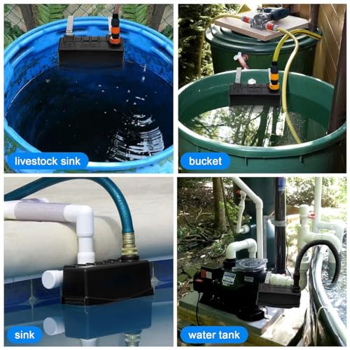 Fully Automatic Water Level Control Float Valve - Auto Fill Shut Off for Ponds, Aquariums, Livestock Troughs, Hydroponics & Reservoirs