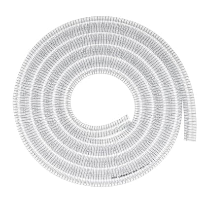 Steel Wire Hose 1-1/4"id x 10ft Flexible Suction Hose PVC Reinforced Tubing Heavy Duty Clear Vinyl Vacuum Line Tubing High Pressure Drain Hose - size: 1-1/4"ID, style: 10 feet