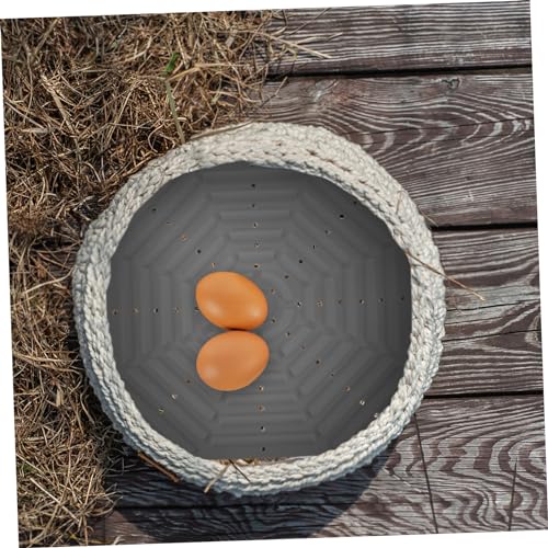 Toyvian Chicken Nesting Box Pad Washable Silicone Mat for Hen House and Nesting Liners for Chickens Fits Easy to Clean Comfortable Bedding for Laying Eggs