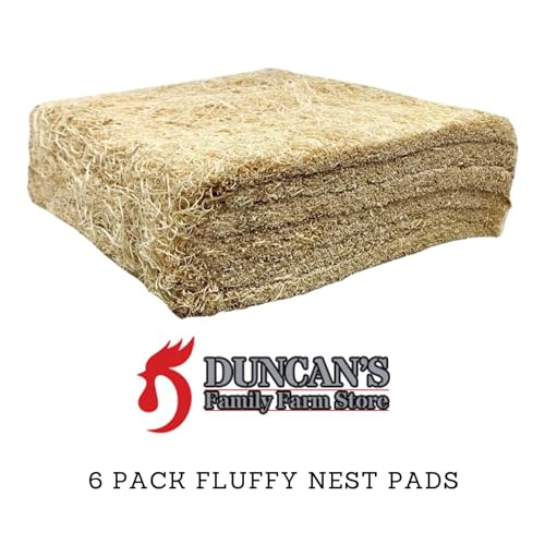 DUNCAN'S FAMILY FARM STORE Duncans Poultry 13x13 Excelsior Nest Pads - 6 Pack - size: 6 Pack