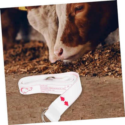 Farm Animal Weight Measuring Tape Portable Cattle and Pig Measuring Tape for Livestock Weight and Chest Circumference Easy to Use and Store for Animal Husbandry
