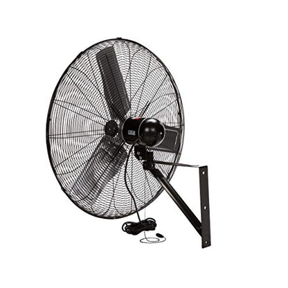 TPI Corporation CACU-24-W Commercial Circulator, Wall Mount Fan - Single Phase 120 Volt, Aluminum Blade Ventilation Fan. Commercial Wall Fans - size: 24”, style: Wall