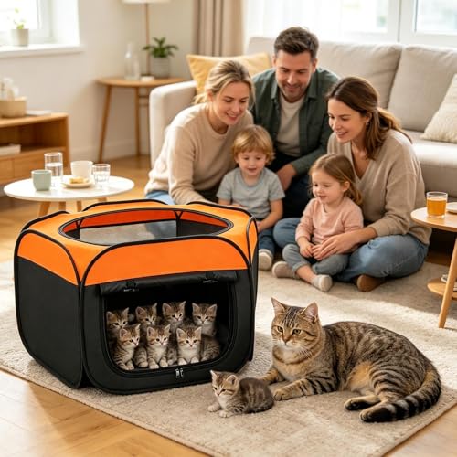 Foldable Chick Brooder - Coop Playpen Tent, Duckling Starter Kit, Breeding Shelter Box, Portable Poultry Cage, Goose Duck Use, Rabbit Dog Housing, Small Animal Care enhancing animal raising during bac