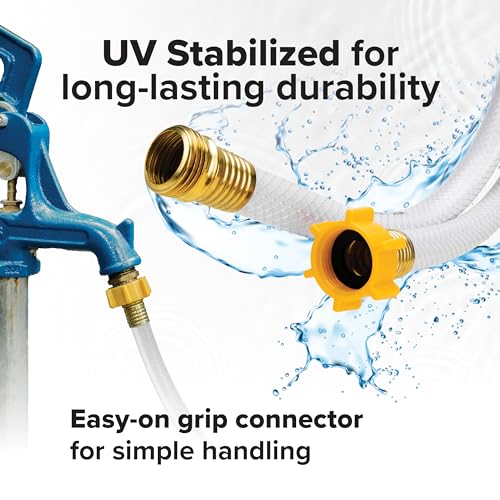 Camco TastePURE 50-Ft RV Drinking Water Hose - Contains No Lead, No BPA & Phthalate - Features Diamond-Hatch Reinforced PVC Design - 5/8” Inside Diameter, Made in the USA (22793) (Pack of 3) - size: 50-Foot (Pack of 3), style: 5/8-Inch ID