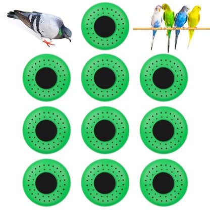 DQITJ 10 Pack Plastic Small Bird Nests Pigeon Nesting Bowls Quails Breeding Hatching Nest Canary Nest for Home Farm
