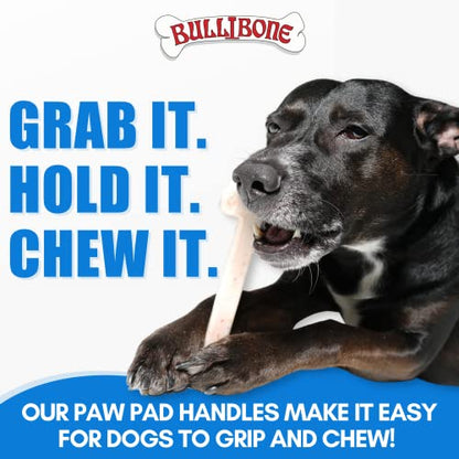 Bullibone Nylon Dog Chew Toy for Aggressive Chewers - Dental Hygiene Bone with Bacon Flavor, Durable Tough Chew Toys for Extra Large Dogs, Indestructible Dog Bone - 3 Pack - size: XL