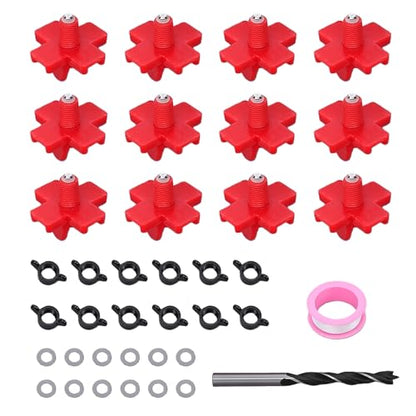 Zerodis Livestock Breeding Supplies Nipple Kits Automatic Poultry Nipples Sealing Watering System Horizontal Side Mount Livestock Supplies for Ducks Geese Hens Quails Farm Birds 12Pcs