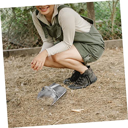 balacoo Ergonomic Handle Feed Scoop Fodder Shovel for Large Scale Livestock Feeding