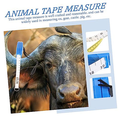 Animal Weight Measure Tape for Cattle and Pigs Waterproof Weight Tape Measure Livestock Measuring Tool 1.5m Length Style