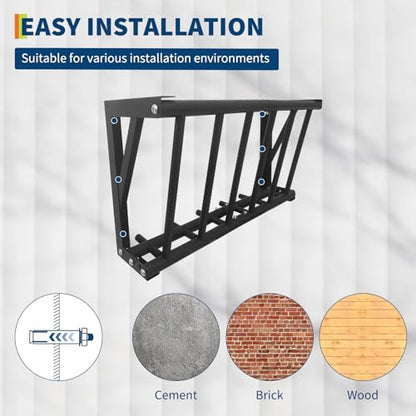 Heavy-Duty 27" Carbon Steel Hay Feeder Rack – Wall-Mounted, Rust-Resistant Livestock Hay Holder for Goats, Horses & Cattle – Durable Indoor & Outdoor Farm Feed Station