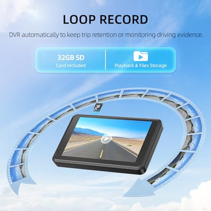eRapta Magnetic Solar Wireless Backup Camera: HD1080P 5” Touchscreen Portable with DVR, BSD, 1-Min Install-Free IR Night Vision Hitch Backup Camera for Trailer/Truck/Small RV/Camper/Tractor-AWTCM501 - size: 5 inch-1 camera with touchscreen