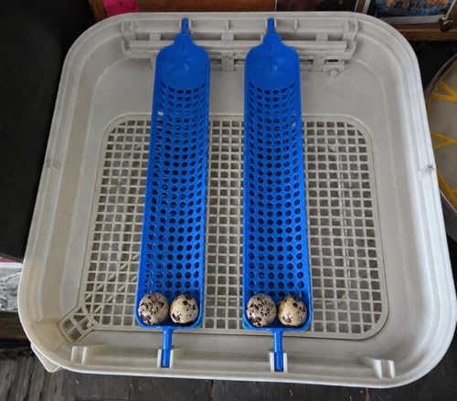 Egg Basket for Maticoopx 30 & Kufika 24 Incubator, 3D Printed Hatching Basket Replacement, Durable Egg Holder Tray for Chicken, Quail & Poultry Incubation (Blue, Small) - color: Blue, size: small